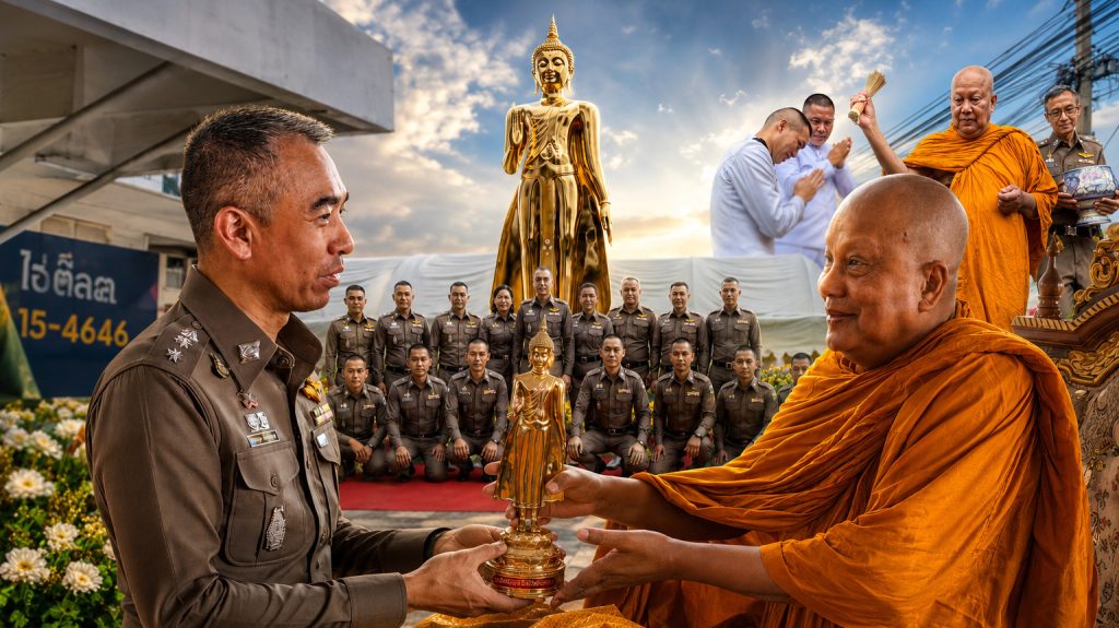 ฤกษ์มงคล 08.08 น. พิธีเบิกเนตรและประดิษฐาน “พระสมุทรพิทักษ์มงคล” ณ สภ.เมืองสมุทรปราการ